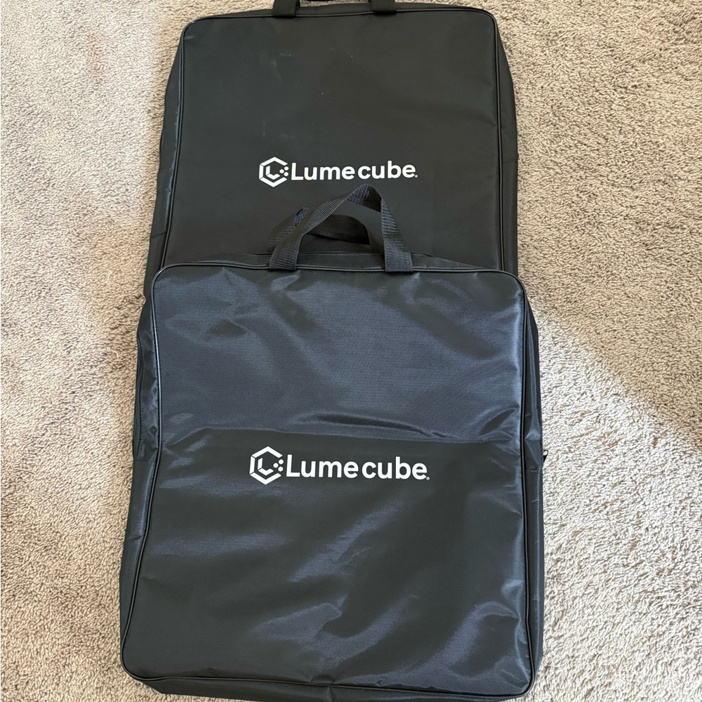Two Lume Cube Black Travel Bags
